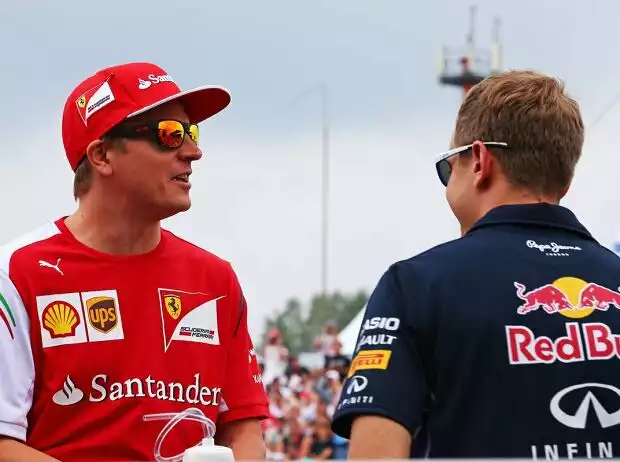 Sebastian Vettel, Kimi Räikkönen Titel-Bild zur News: Sebastian Vettel, Kimi Räikkönen