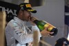 Nur ein Drink: Hamilton feiert ohne Kater