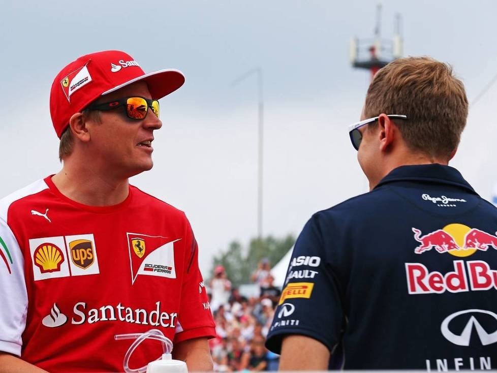 Sebastian Vettel, Kimi Räikkönen