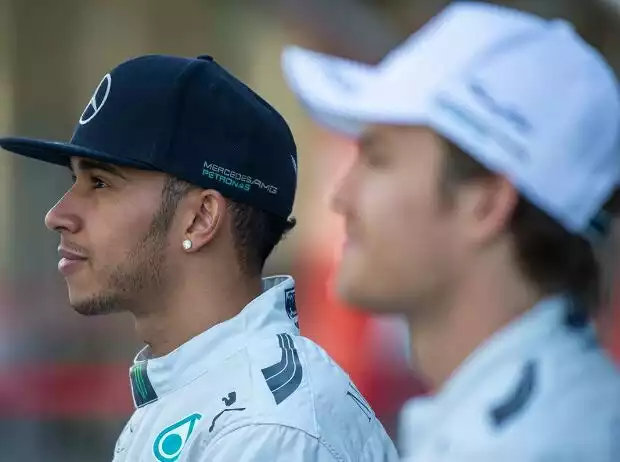 Titel-Bild zur News: Lewis Hamilton, Nico Rosberg