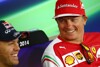 Bild zum Inhalt: Räikkönen: "Schön, dass Vettel uns besucht hat"