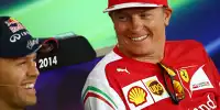 Bild zum Inhalt: Räikkönen: "Schön, dass Vettel uns besucht hat"