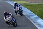 Alex Lowes vor Randy de Puniet (Crescent) 