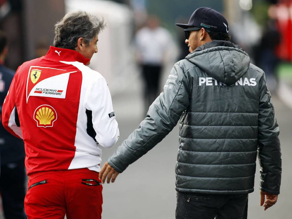Marco Mattiacci, Lewis Hamilton