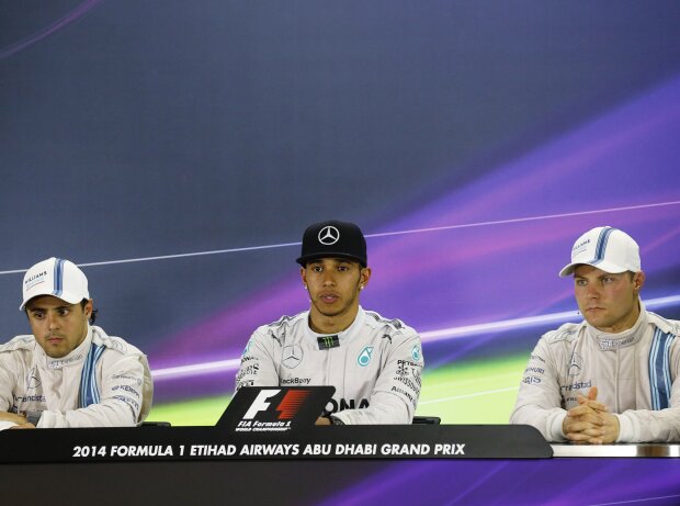 Felipe Massa, Lewis Hamilton, Valtteri Bottas