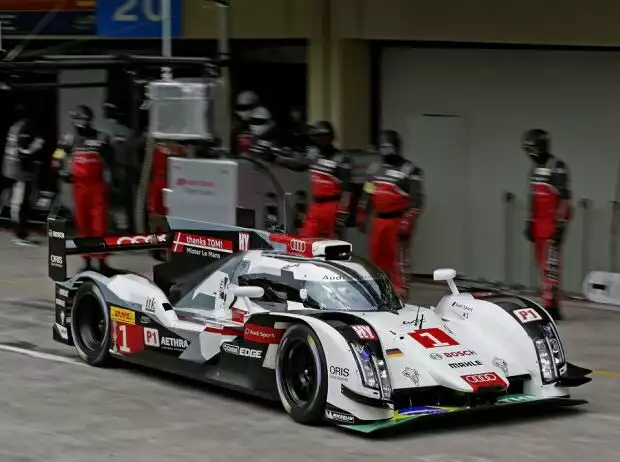 Lucas di Grassi, Tom Kristensen, Loic Duval Titel-Bild zur News: Lucas di Grassi, Tom Kristensen, Loic Duval