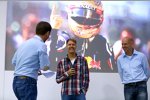 Christian Horner, Sebastian Vettel und Adrian Newey