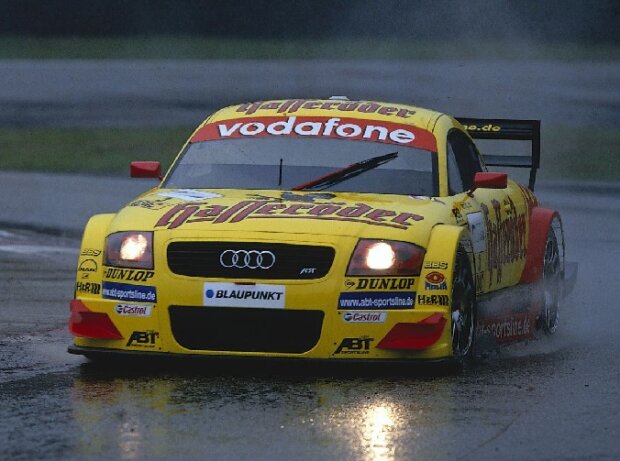 Laurent Aiello 2002 in Zolder: Im Abt-Audi TT-R holte er in jenem Jahr den DTM-Titel