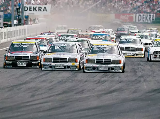 DTM-Start in Hockenheim 1992 Titel-Bild zur News: DTM-Start in Hockenheim 1992
