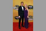 Aric Almirola mit Ehefrau Janice