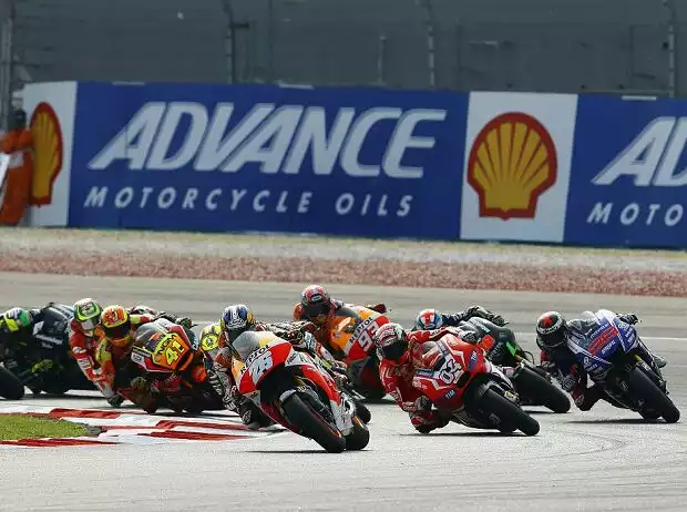 MotoGP Start Titel-Bild zur News: MotoGP Start
