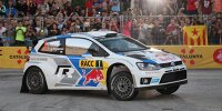 Bild zum Inhalt: Ogier und der Polo R WRC beim "Wetten, dass..?"-Finale