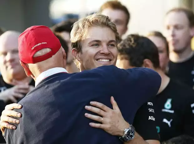Niki Lauda, Nico Rosberg Titel-Bild zur News: Niki Lauda, Nico Rosberg