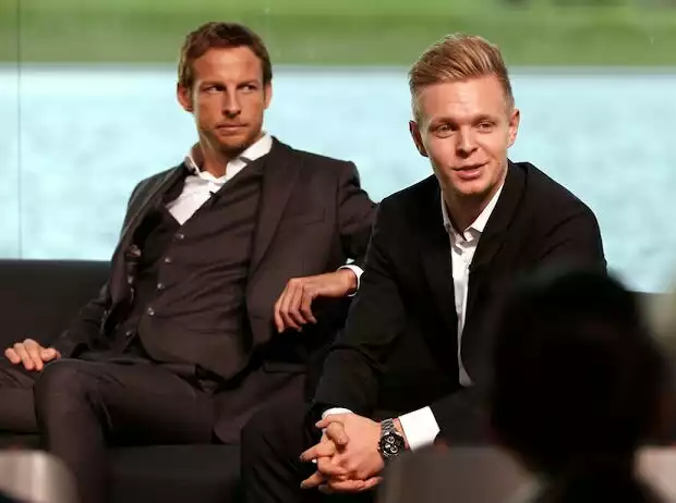 Jenson Button, Kevin Magnussen Titel-Bild zur News: Jenson Button, Kevin Magnussen