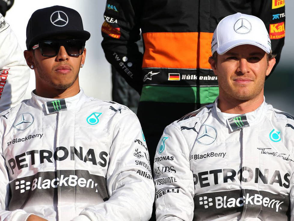 Nico Rosberg, Lewis Hamilton