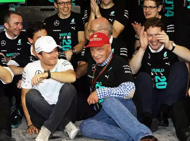 Nico Rosberg, Niki Lauda Titel-Bild zur News: Nico Rosberg, Niki Lauda