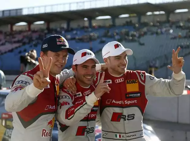 Mattias Ekström, Miguel Molina, Edoardo Mortara Titel-Bild zur News: Mattias Ekström, Miguel Molina, Edoardo Mortara