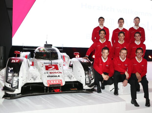 Titel-Bild zur News: Die Audi-Piloten für Le Mans 2015