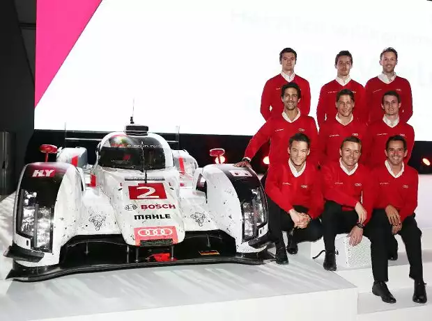Die Audi-Piloten für Le Mans 2015 Titel-Bild zur News: Die Audi-Piloten für Le Mans 2015