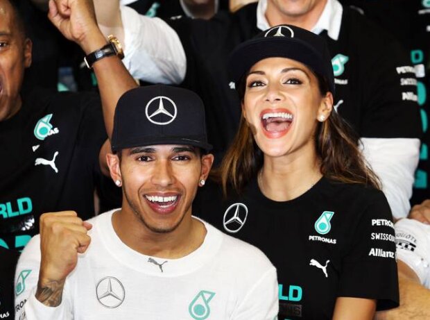 Titel-Bild zur News: Lewis Hamilton, Nicole Scherzinger