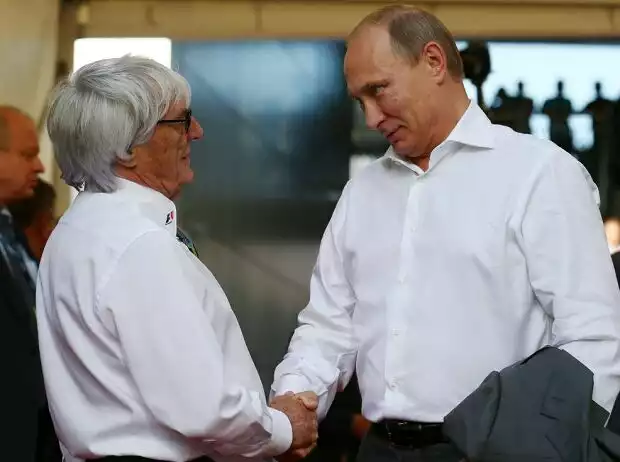 Bernie Ecclestone, Wladimir Putin Titel-Bild zur News: Bernie Ecclestone, Wladimir Putin