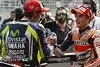 Bild zum Inhalt: Marquez: Rossis Comeback war "unglaublich"