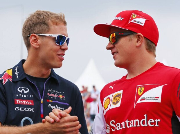Sebastian Vettel, Kimi Räikkönen Sebastian Vettel, Kimi Räikkönen