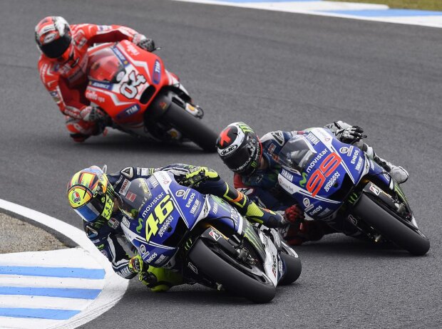 Jorge Lorenzo, Valentino Rossi, Andrea Dovizioso