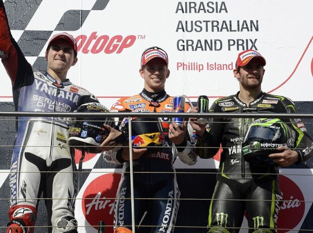 Cal Crutchlow, Jorge Lorenzo, Casey Stoner Cal Crutchlow, Jorge Lorenzo, Casey Stoner