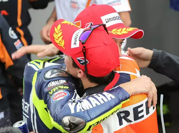 Marc Marquez, Valentino Rossi Titel-Bild zur News: Marc Marquez, Valentino Rossi