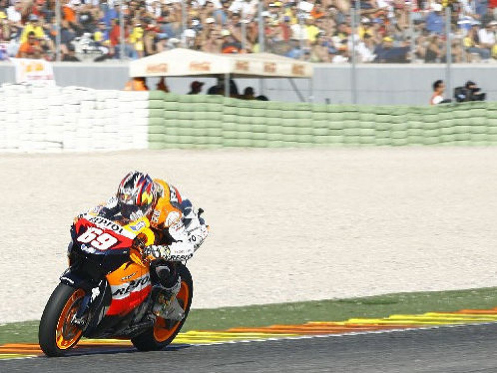 Nicky Hayden in Valencia 2006