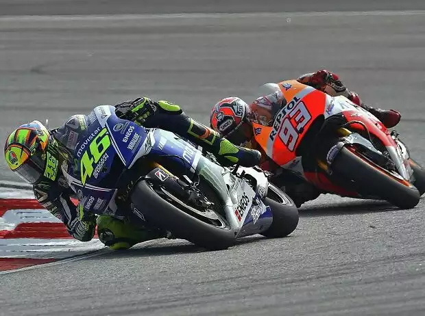 Valentino Rossi, Marc Marquez Titel-Bild zur News: Valentino Rossi, Marc Marquez