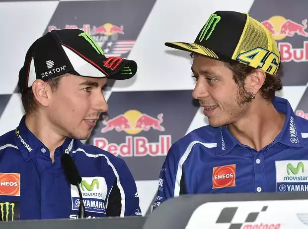 Jorge Lorenzo, Valentino Rossi Titel-Bild zur News: Jorge Lorenzo, Valentino Rossi