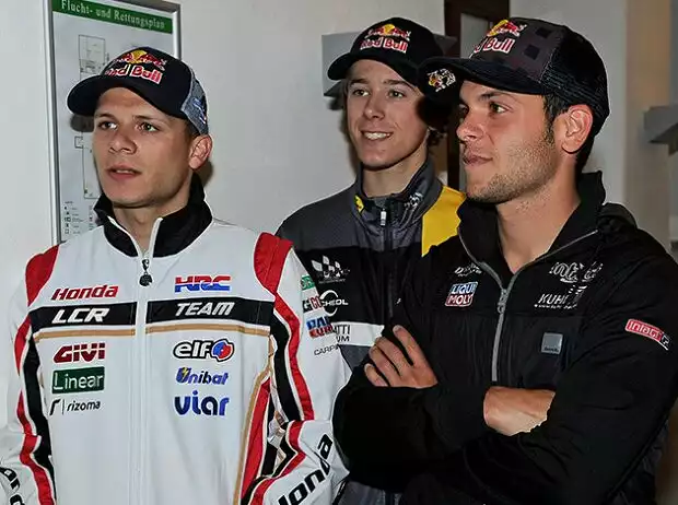 Stefan Bradl, Sandro Cortese, Philipp Öttl Titel-Bild zur News: Stefan Bradl, Sandro Cortese, Philipp Öttl