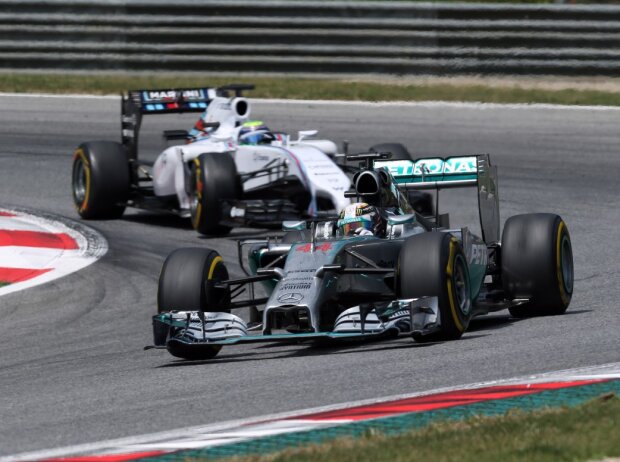 Titel-Bild zur News: Lewis Hamilton, Felipe Massa