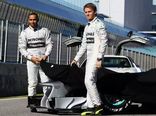 Titel-Bild zur News: Lewis Hamilton, Nico Rosberg