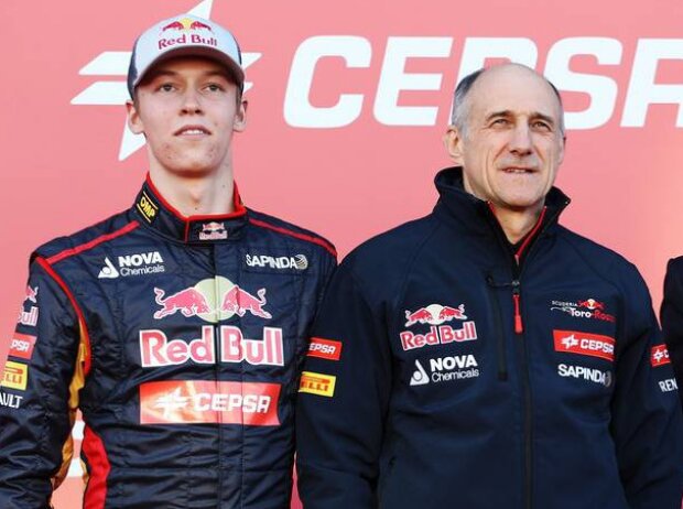 Daniil Kwjat, Franz Tost, Daniel Ricciardo Daniil Kwjat, Franz Tost, Daniel Ricciardo