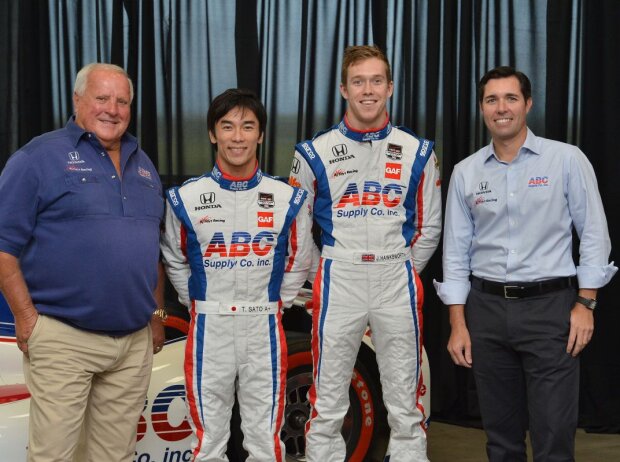 AJ Foyt, Takuma Sato, Jack Hawksworth, Larry Foyt AJ Foyt, Takuma Sato, Jack Hawksworth, Larry Foyt