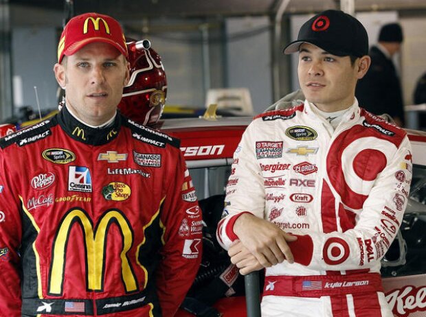 Kyle Larson, Jamie McMurray