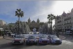 Die vier Hersteller vor dem Casino von Monaco