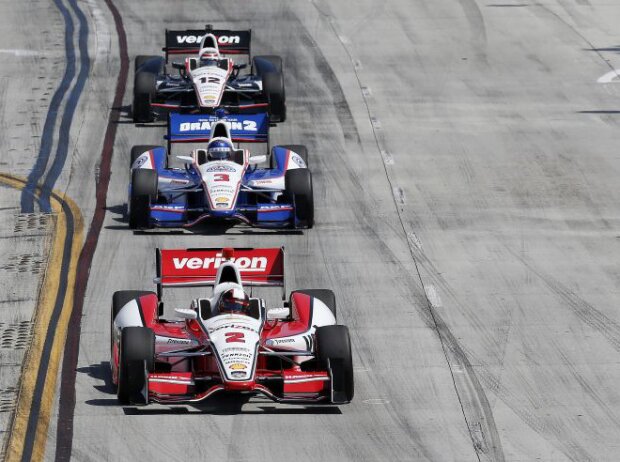Helio Castroneves, Juan Pablo Montoya, Will Power Helio Castroneves, Juan Pablo Montoya, Will Power