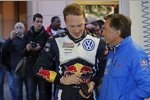 Jari-Matti Latvala und Jost Capito (Volkswagen) 