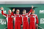 Pierre Kaffer, Davide Rigon, Giancarlo Fisichella und Olivier Beretta 