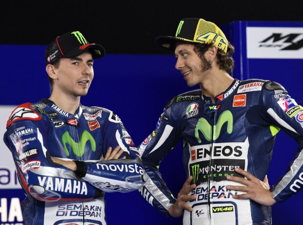 Jorge Lorenzo, Valentino Rossi