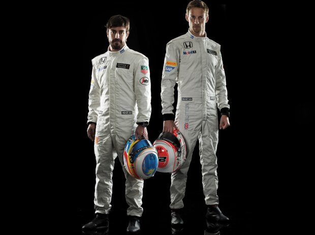 Titel-Bild zur News: Fernando Alonso, Jenson Button