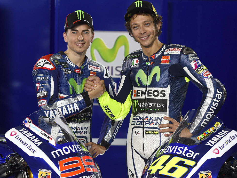 Jorge Lorenzo, Valentino Rossi