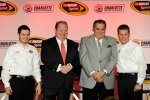 Chip Ganassi Racing: Kyle Larson, Chip Ganassi, Felix Sabates, Jamie McMurray 