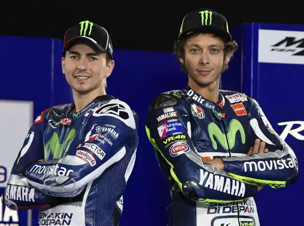 Titel-Bild zur News: Jorge Lorenzo, Valentino Rossi