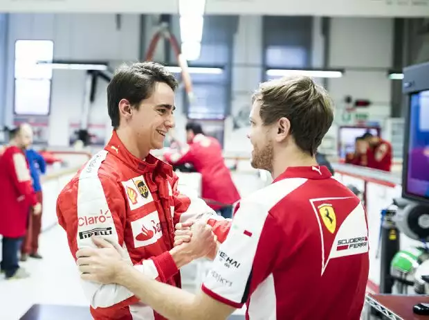 Esteban Gutierrez, Sebastian Vettel Titel-Bild zur News: Esteban Gutierrez, Sebastian Vettel