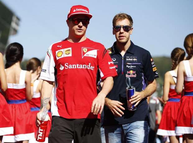 Kimi Räikkönen, Sebastian Vettel Kimi Räikkönen, Sebastian Vettel